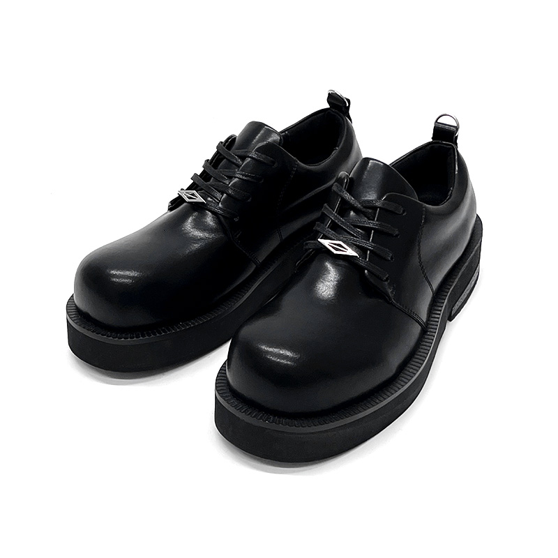 Men's Round-Toe Derby Shoes in Genuine Leather, High-End British Style, Trendy Thick-Soled, Height-Increasing Dress Shoes Men's Round-Toe Derby Shoes in Genuine Leather, High-End British Style, Trendy Thick-Soled, Height-Increasing Dress Shoes