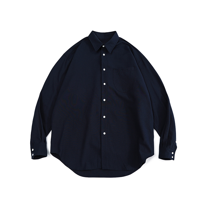 Men's Spring Japanese Retro Loose Shirt - Draped Solid Color Casual Fashion Top Men's Spring Japanese Retro Loose Shirt - Draped Solid Color Casual Fashion Top