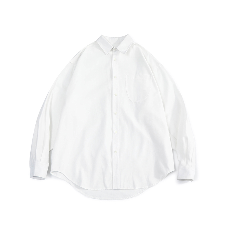 Men's Spring Japanese Retro Loose Shirt - Draped Solid Color Casual Fashion Top Men's Spring Japanese Retro Loose Shirt - Draped Solid Color Casual Fashion Top