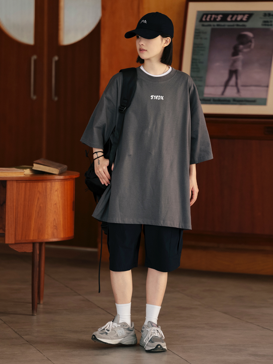 Men's Summer Loose Minimalist Straight-Leg Work Shorts, Slightly Stretchy, Wrinkle-Free Japanese Style Five-Point Shorts Men's Summer Loose Minimalist Straight-Leg Work Shorts, Slightly Stretchy, Wrinkle-Free Japanese Style Five-Point Shorts