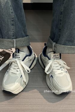 Men's Summer Retro Mesh Breathable Dad Shoes - Ultra-Light Thick Sole Sports Casual Footwear - 2025 American Style