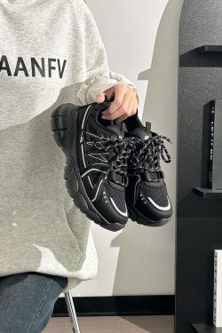 Men's Thick-Soled Dad Shoes - Retro Mesh Breathable Sports Casual Footwear for Summer, Versatile Y2K INS Trend