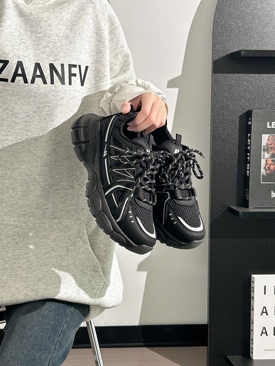 Men's Thick-Soled Dad Shoes - Retro Mesh Breathable Sports Casual Footwear for Summer, Versatile Y2K INS Trend Men's Thick-Soled Dad Shoes - Retro Mesh Breathable Sports Casual Footwear for Summer, Versatile Y2K INS Trend