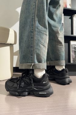 Men's Thick-Soled Dad Shoes - Retro Mesh Breathable Sports Casual Footwear for Summer, Versatile Y2K INS Trend