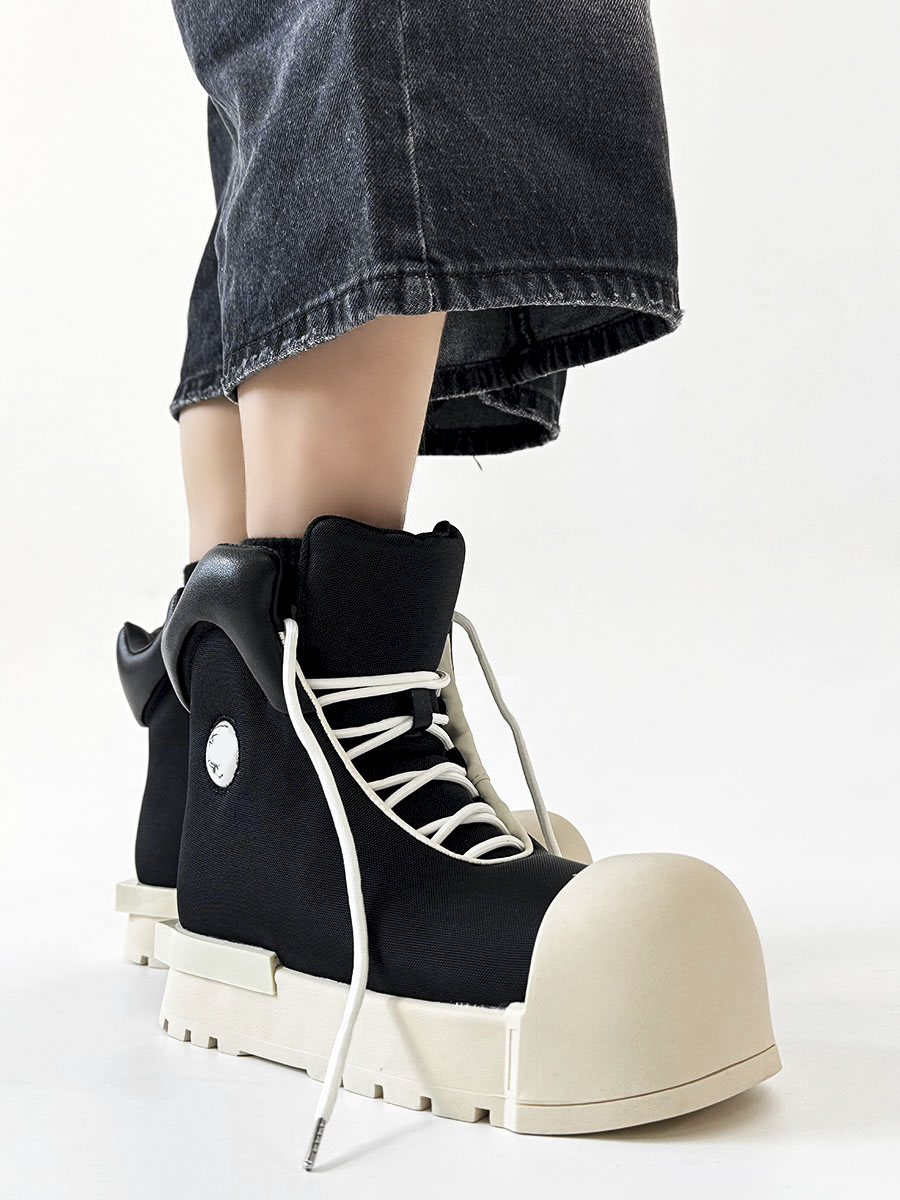 Mickey Mouse High-Top Sneakers for Men and Women, Thick-Soled Martin Boots, American High Street Style Couple's Shoes Mickey Mouse High-Top Sneakers for Men and Women, Thick-Soled Martin Boots, American High Street Style Couple's Shoes