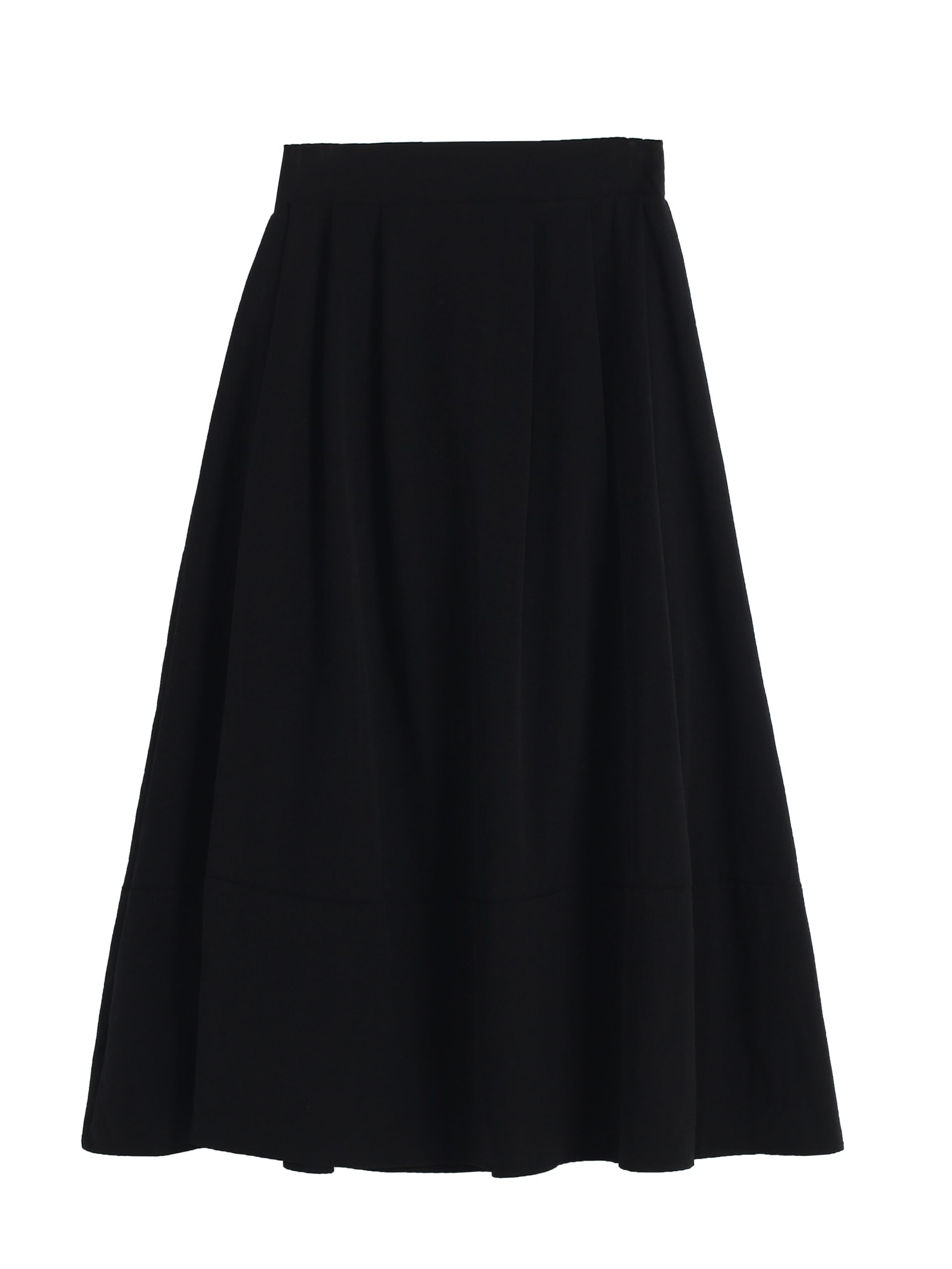 Mid-Length A-Line Umbrella Skirt with Flower Bud Patchwork, High-Waisted Black and White Hepburn Style for Spring and Summer Mid-Length A-Line Umbrella Skirt with Flower Bud Patchwork, High-Waisted Black and White Hepburn Style for Spring and Summer