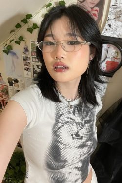 Milk Fierce Cat Graphic T-Shirt for Women, Cute Millennial Style, High-Waisted Summer Short Sleeve, Trendy Y2K Fashion