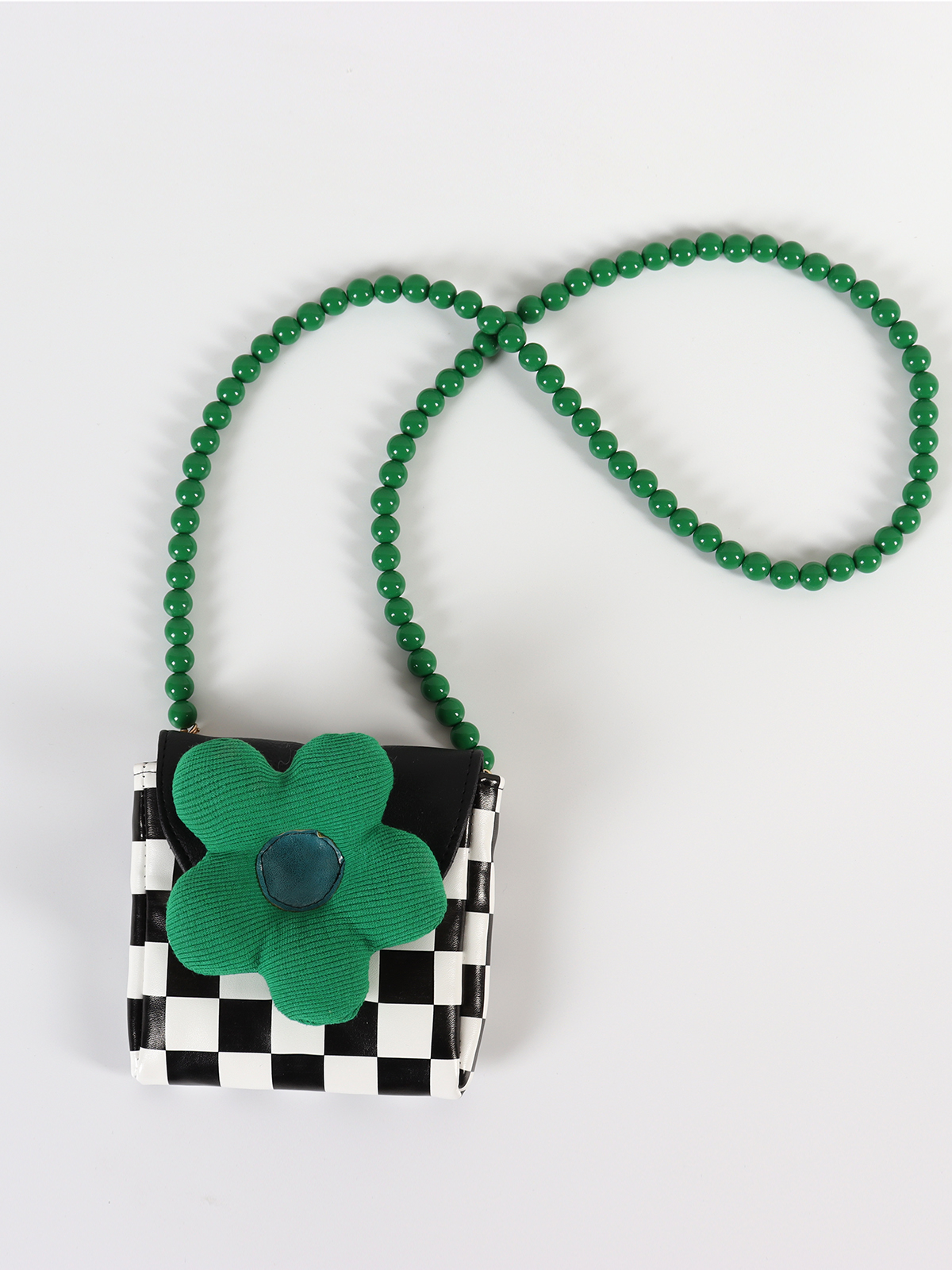 Mini Cute Checkered Floral Crossbody Phone Bag for Women - Spring/Summer Fashion, Trendy Niche Design Mini Cute Checkered Floral Crossbody Phone Bag for Women - Spring/Summer Fashion, Trendy Niche Design