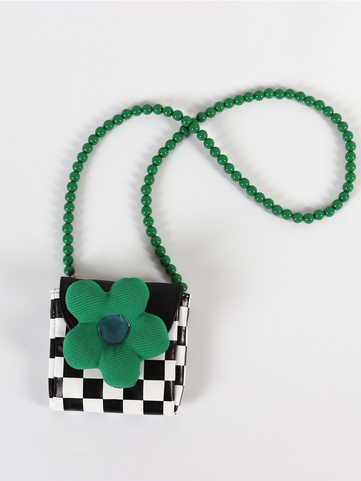 Mini Cute Checkered Floral Crossbody Phone Bag for Women - Spring/Summer Fashion, Trendy Niche Design Mini Cute Checkered Floral Crossbody Phone Bag for Women - Spring/Summer Fashion, Trendy Niche Design