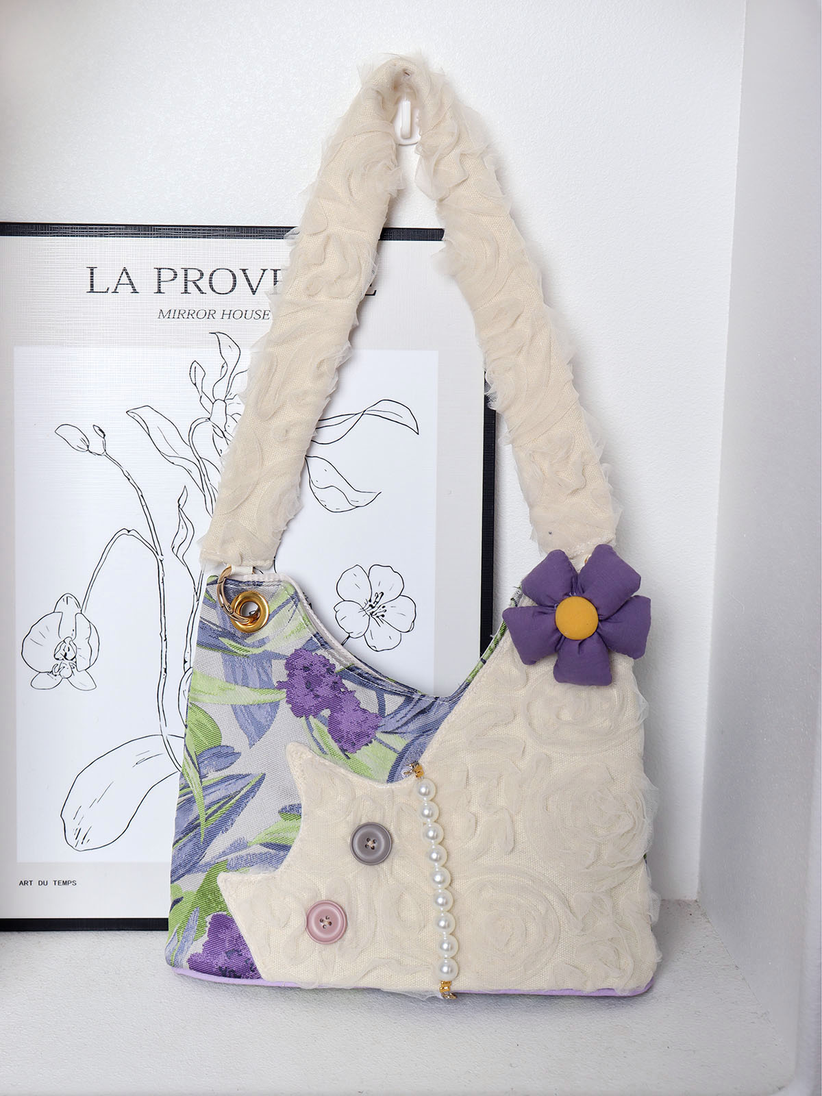Mini Cute Chiffon Cat Underarm Crossbody Bag in Purple Iris - Spring Summer Fashion Accessory for Trendy Outfits Mini Cute Chiffon Cat Underarm Crossbody Bag in Purple Iris - Spring Summer Fashion Accessory for Trendy Outfits