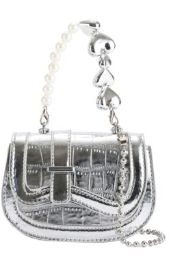 Mini Handbag for Women - Spring/Summer 2025 Niche Design with Fashionable Pearl Chain Crossbody Style, High-Quality Texture