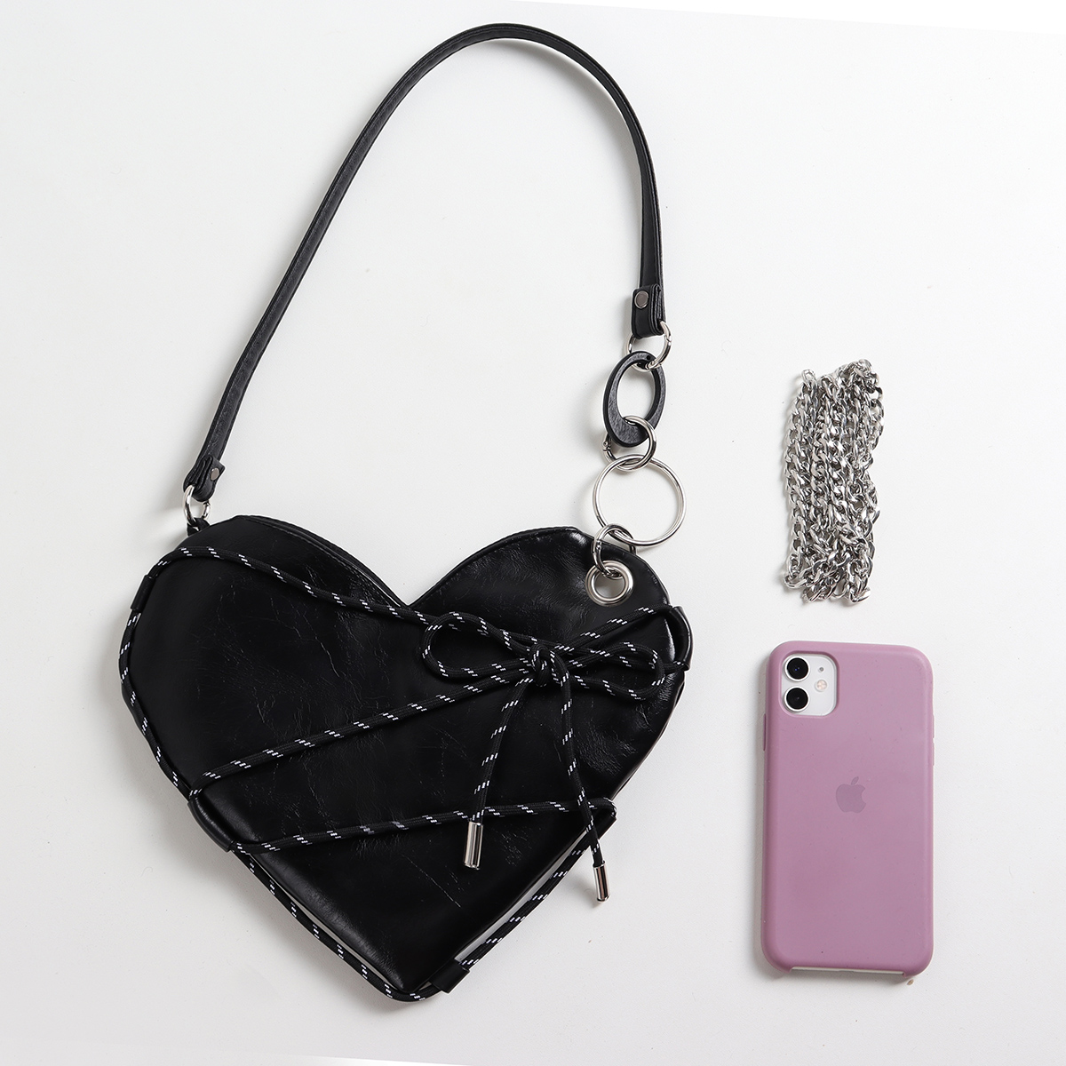 Mini Heart Crossbody Bag for Women - Sweet Cool Shoulder Bag for Spring/Summer, Trendy Millennial Style Mini Heart Crossbody Bag for Women - Sweet Cool Shoulder Bag for Spring/Summer, Trendy Millennial Style