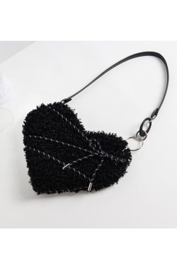 Mini Heart Crossbody Bag for Women - Sweet Cool Shoulder Bag for Spring/Summer, Trendy Millennial Style