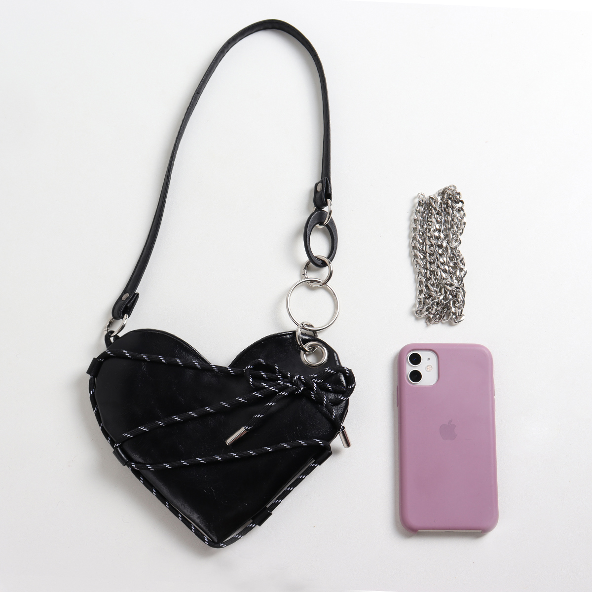 Mini Heart Crossbody Bag for Women - Sweet Cool Shoulder Bag for Spring/Summer, Trendy Millennial Style Mini Heart Crossbody Bag for Women - Sweet Cool Shoulder Bag for Spring/Summer, Trendy Millennial Style