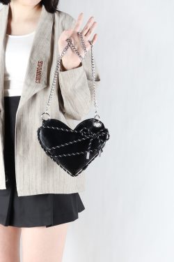 Mini Heart Crossbody Bag for Women - Sweet Cool Shoulder Bag for Spring/Summer, Trendy Millennial Style