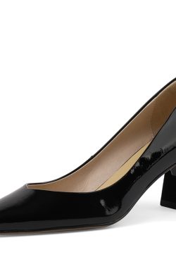 Minimalist Genuine Leather Pointed Toe Flats for Women – Solid Color Shallow Mouth Shoes for Spring & Autumn Style