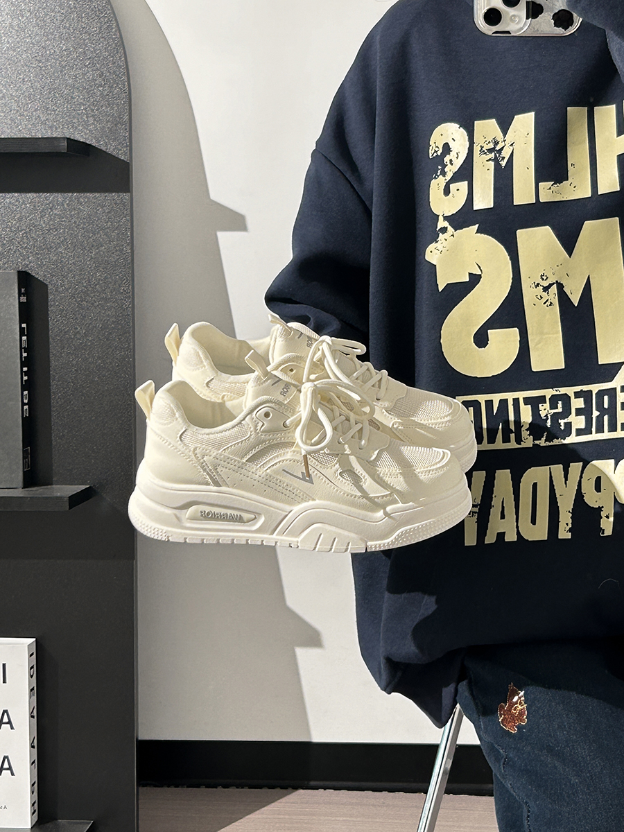 Minimalist Mesh Breathable Little White Sneakers for Women - 2025 Summer Sports Shoes with Niche Design Minimalist Mesh Breathable Little White Sneakers for Women - 2025 Summer Sports Shoes with Niche Design