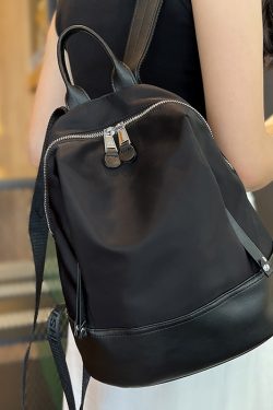Minimalist Oxford Cloth Backpack for Women - Lightweight, Versatile, Dirt-Resistant, Perfect for Commuting and Travel
