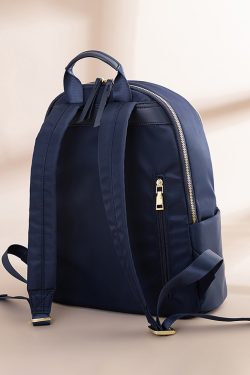 Minimalist Oxford Cloth Backpack for Women - Lightweight, Waterproof Student Book Bag & Business Laptop Carrier