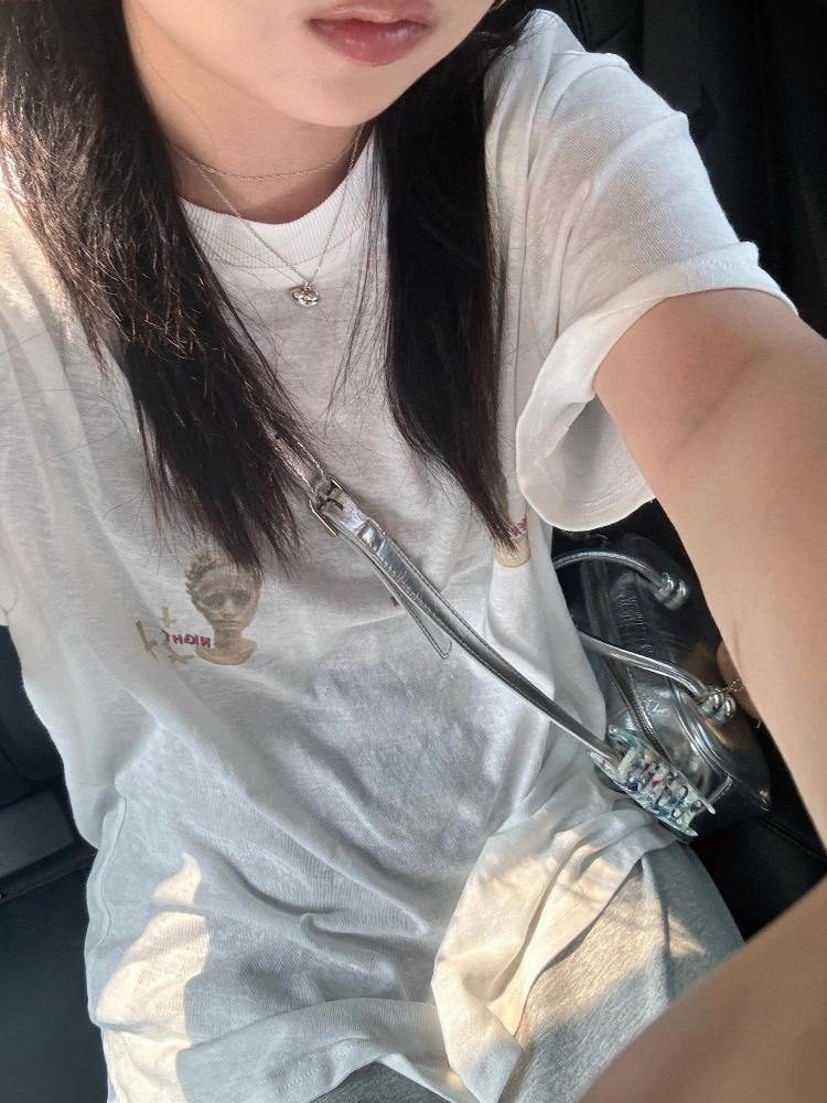 Minimalist Retro Image Printed Sun Protection Cover-Up Loose Casual Short-Sleeve T-Shirt for Women - Korean Style Minimalist Retro Image Printed Sun Protection Cover-Up Loose Casual Short-Sleeve T-Shirt for Women - Korean Style