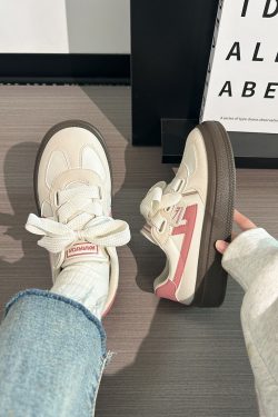 Minimalist Thick-Soled Classic Sneakers for Women, Little White Shoes, Spring/Summer Trend, Casual Fashion Footwear