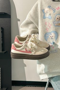 Minimalist Thick-Soled Classic Sneakers for Women, Little White Shoes, Spring/Summer Trend, Casual Fashion Footwear