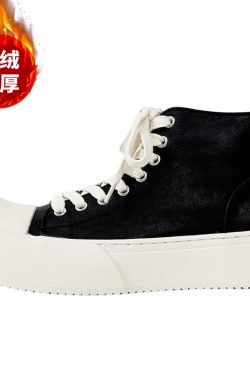 Minimalist Thick-Soled Derby Shoes for Men - Trendy Big Head Design, Casual Leather, High Street Style, Commuting Footwear