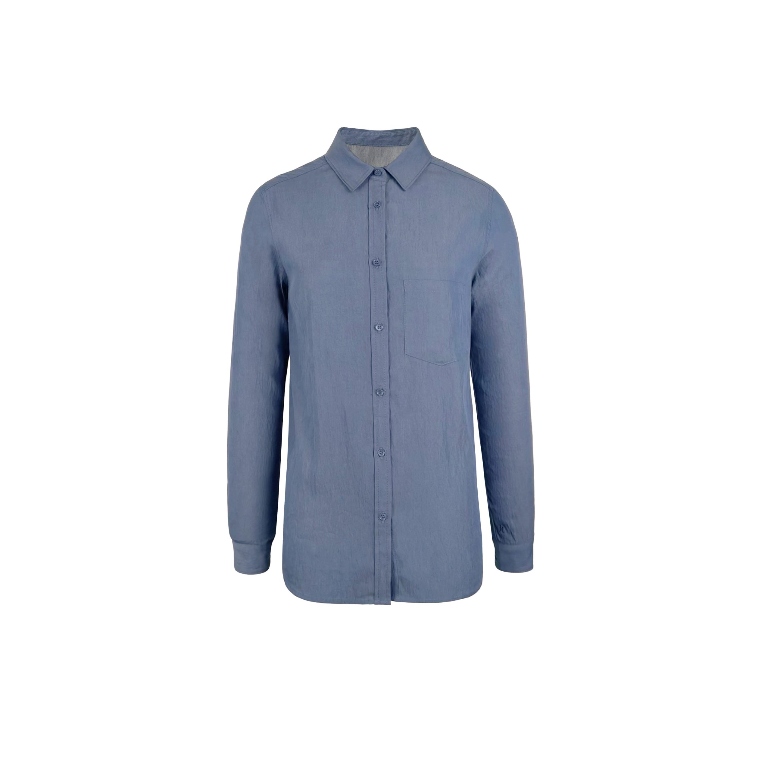 Minimalist Vintage Long-Sleeve Shirt - Slightly Loose Fit, Retro Style for Effortless Chic Fashion Minimalist Vintage Long-Sleeve Shirt - Slightly Loose Fit, Retro Style for Effortless Chic Fashion