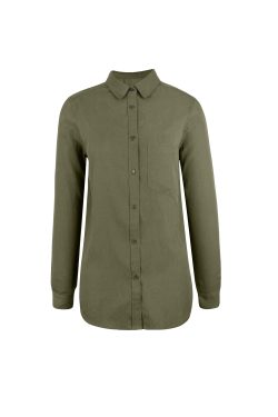 Minimalist Vintage Long-Sleeve Shirt - Slightly Loose Fit, Retro Style for Effortless Chic Fashion