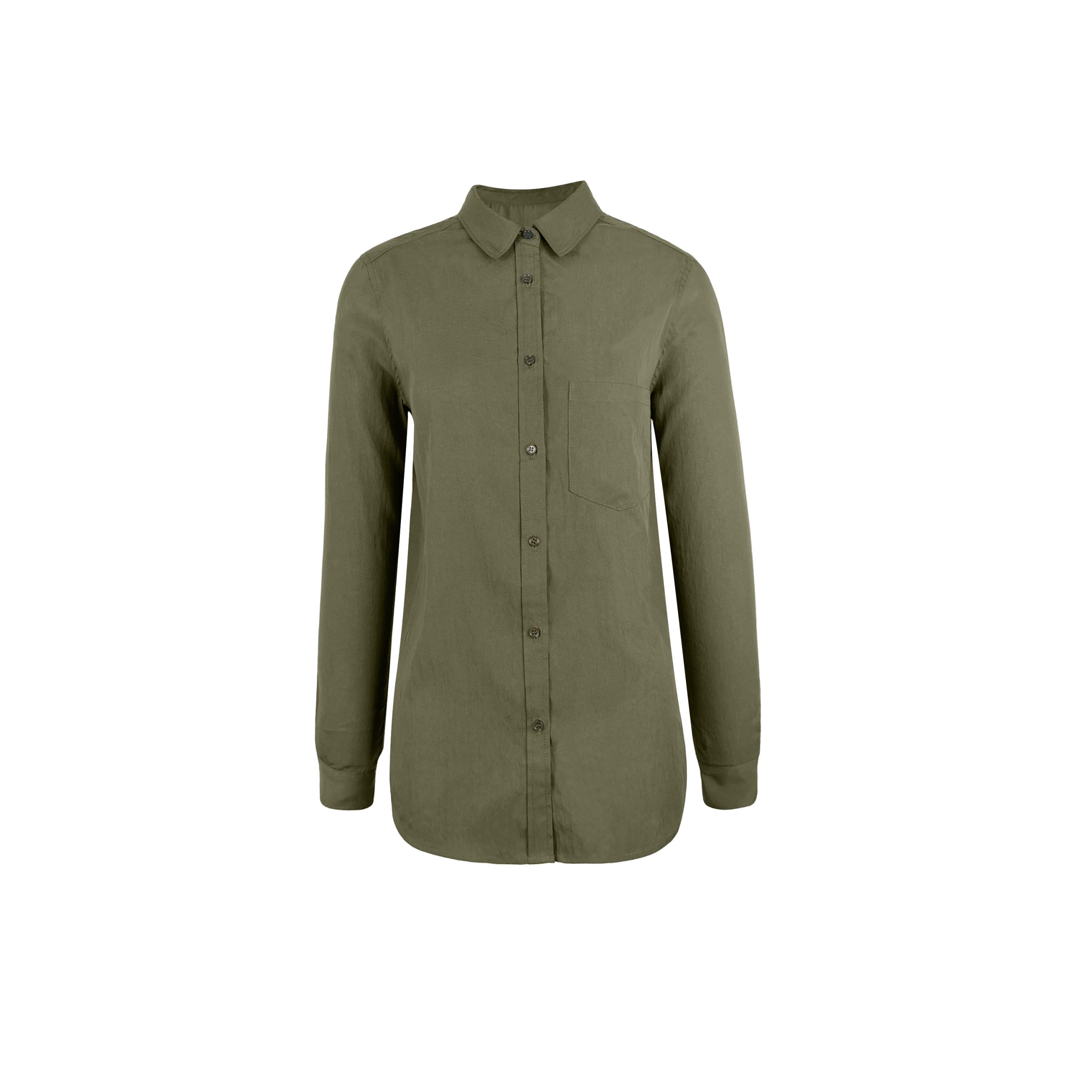 Minimalist Vintage Long-Sleeve Shirt - Slightly Loose Fit, Retro Style for Effortless Chic Fashion Minimalist Vintage Long-Sleeve Shirt - Slightly Loose Fit, Retro Style for Effortless Chic Fashion