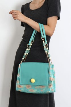 Mint Green Beaded Tote Bag - Summer Fresh Niche Envelope Shoulder Crossbody Bag for Effortless Style