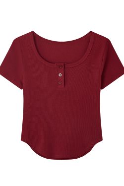 Mint Green Slim Fit Short Sleeve T-Shirt for Women - Flattering Summer Top, Unique Early Summer Style