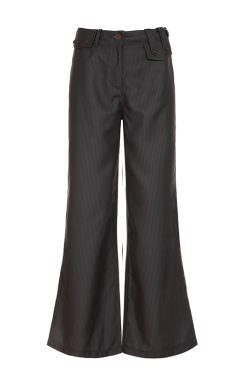 Modern Vintage Retro Low-Waist Striped Suit Pants for Women - Versatile Casual Straight-Leg Trousers, Y2K Fashion