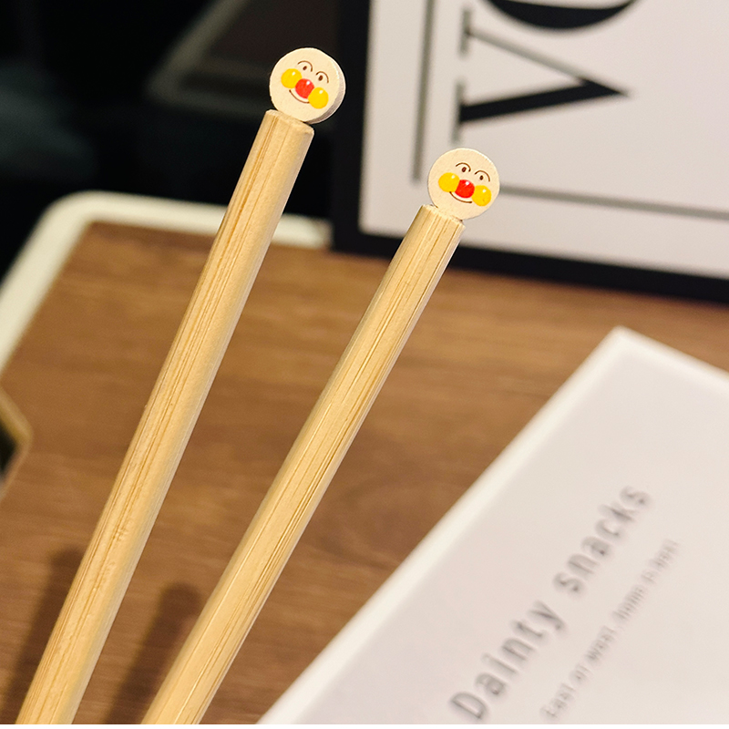 Natural Bamboo Tulip Chopsticks for One, Unpainted Non-Slip Design, Eco-Friendly Chinese Tableware, Anti-Mold Kitchen Utensils Natural Bamboo Tulip Chopsticks for One, Unpainted Non-Slip Design, Eco-Friendly Chinese Tableware, Anti-Mold Kitchen Utensils