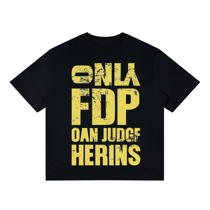 Navy Blue Heavyweight Women's Summer T-Shirt with Letter Print - Casual Loose Fit Pure Cotton Top for Trendy American Style Navy Blue Heavyweight Women's Summer T-Shirt with Letter Print - Casual Loose Fit Pure Cotton Top for Trendy American Style