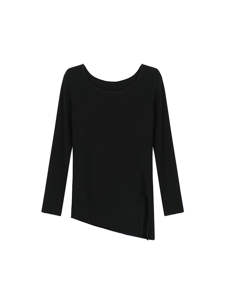 Off-Shoulder Long Sleeve T-Shirt for Women - Slimming Autumn Design, Low Neck Sexy Top, Trendy Y2K Style Off-Shoulder Long Sleeve T-Shirt for Women - Slimming Autumn Design, Low Neck Sexy Top, Trendy Y2K Style