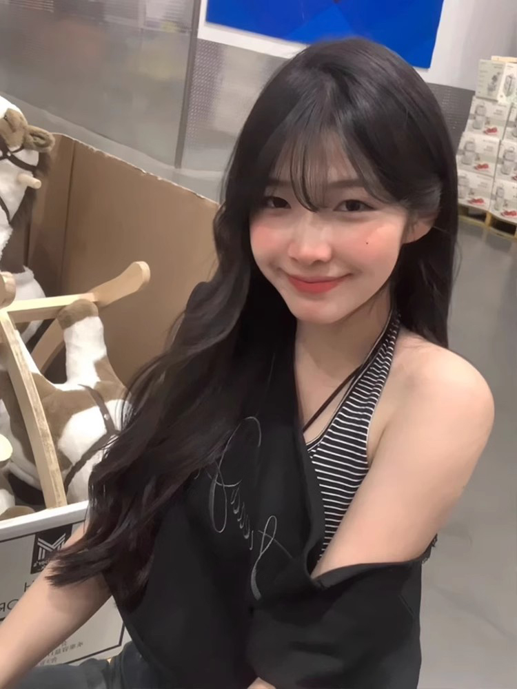 Off-Shoulder Spicy Girl T-Shirt for Women, Summer Slim-Fit Hanging Neck Tank Top, American Style Lazy Chic Top Off-Shoulder Spicy Girl T-Shirt for Women, Summer Slim-Fit Hanging Neck Tank Top, American Style Lazy Chic Top