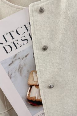 Off-White French Style Elegant Short Coat for Women - High-End Korean Design, Simple Spring Autumn Fashion 2025