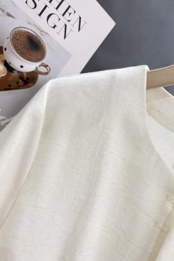 Off-White French-Style Elegant Short Jacket for Women - Chic Summer 2025 Petite Top, Trendy Fashion Essential