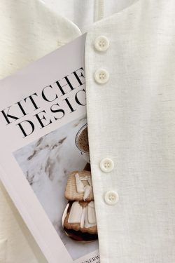 Off-White French-Style Elegant Short Jacket for Women - Chic Summer 2025 Petite Top, Trendy Fashion Essential