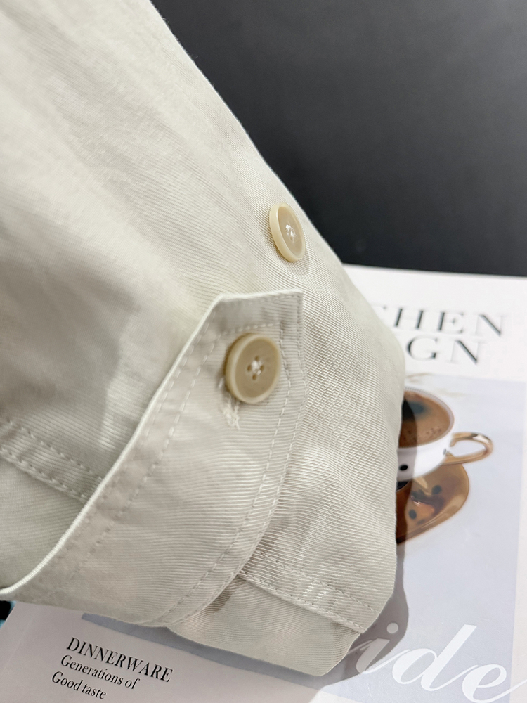 Off-White Short Trench Coat for Women - British Style, Spring 2025, Chic French Youthful Design for Autumn Fashion Off-White Short Trench Coat for Women - British Style, Spring 2025, Chic French Youthful Design for Autumn Fashion