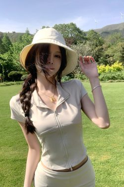 Off-White Women's Summer Quick-Dry Breathable Fisherman Hat with Drawstring for Sun Protection - Lightweight Thin Style