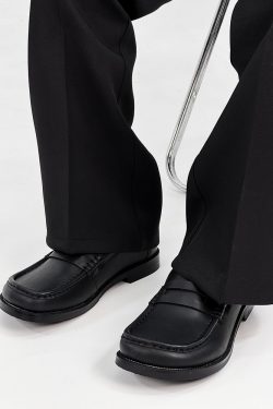 Old Money Retro Loafers for Men - Brown Suede Slip-On Dress Shoes, Easy Commuter Casual Footwear, Classic Vintage Style