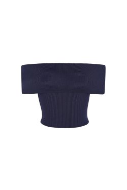 One-Shoulder Fitted Knitted Short Sleeve Top - Trendy 90s Style Women's Fashion Top