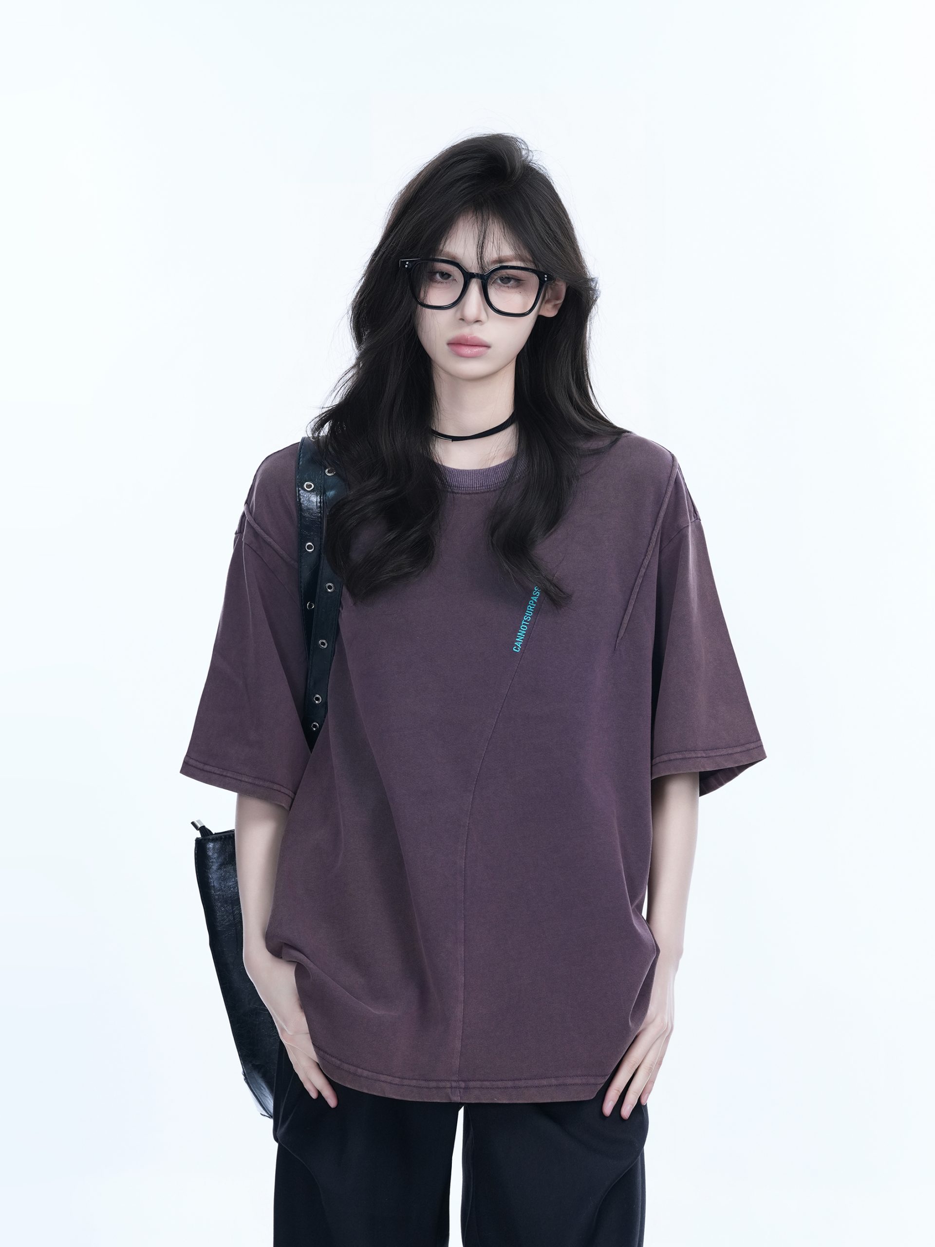 Oversized American Retro Style Short Sleeve T-Shirt for Women - "Sit and Eat Until the Mountains Are Empty" Vintage-Inspired Design Oversized American Retro Style Short Sleeve T-Shirt for Women - "Sit and Eat Until the Mountains Are Empty" Vintage-Inspired Design