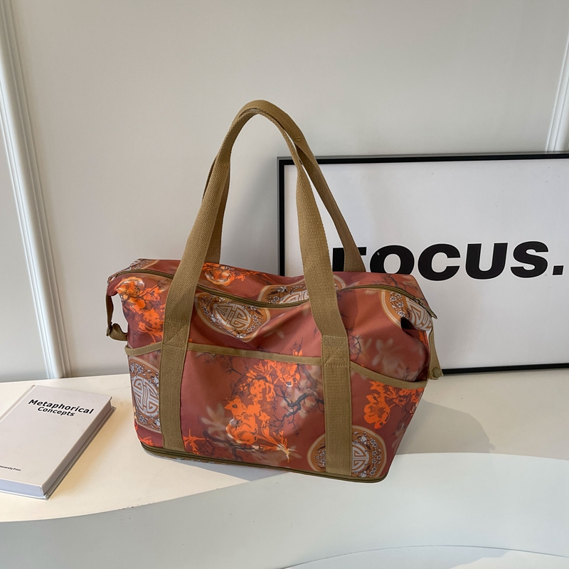 Oversized Nylon Travel Bag for Clothes, Suitcase with Pull Rod, Short Business Trip & Maternity Hospital Bag for Women Oversized Nylon Travel Bag for Clothes, Suitcase with Pull Rod, Short Business Trip & Maternity Hospital Bag for Women