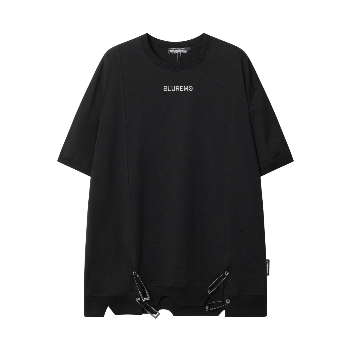 Oversized Women's Short Sleeve T-Shirt with American High Street Pin Design - Trendy Loose Fit, Casual Style for Everyday Wear Oversized Women's Short Sleeve T-Shirt with American High Street Pin Design - Trendy Loose Fit, Casual Style for Everyday Wear