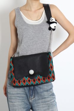 Panda Crossbody Shoulder Bag - Original Design, Cute Animal Print, Trendy Y2K Style, Perfect for Everyday Use