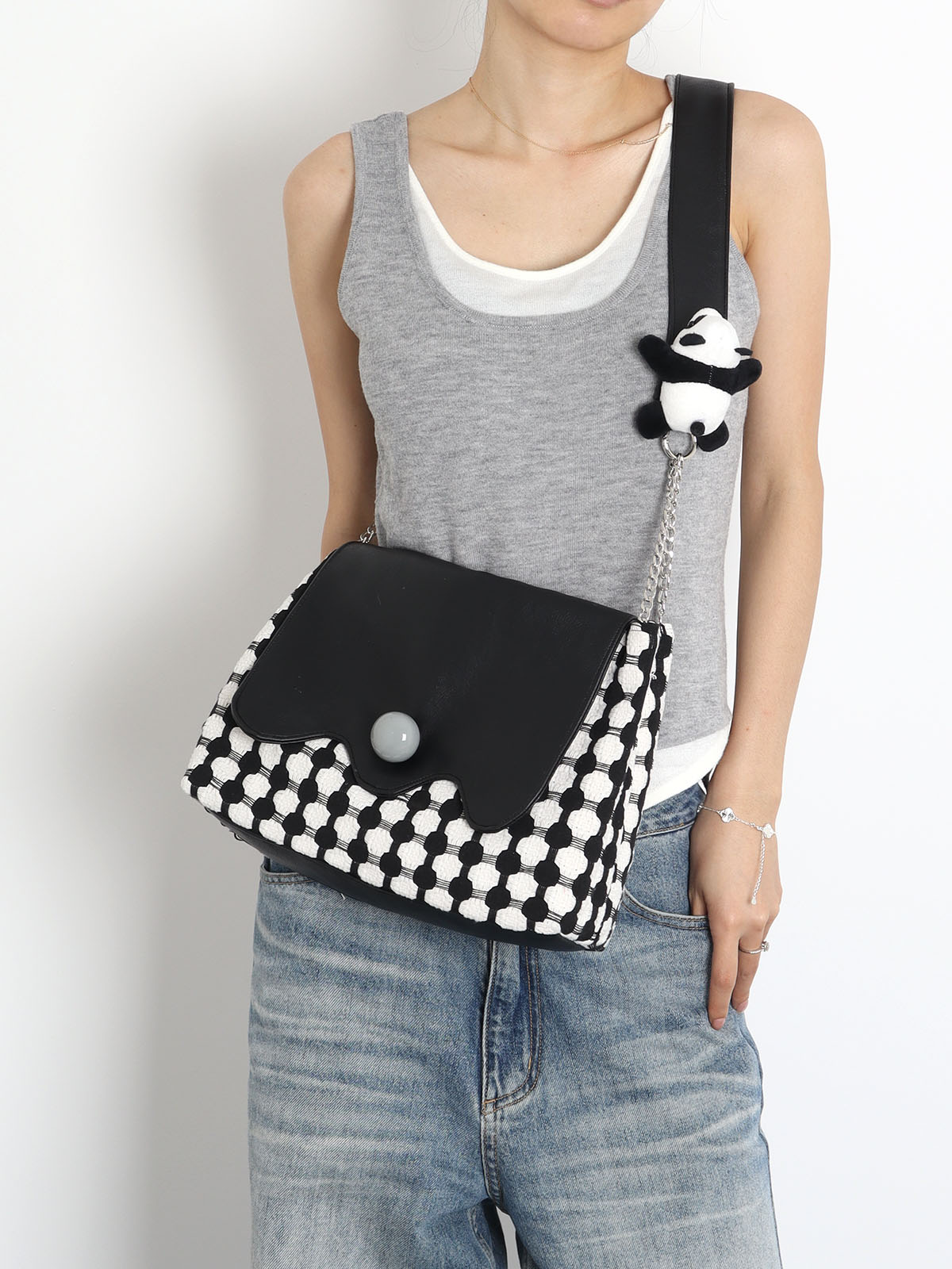 Panda Crossbody Shoulder Bag - Original Design, Cute Animal Print, Trendy Y2K Style, Perfect for Everyday Use Panda Crossbody Shoulder Bag - Original Design, Cute Animal Print, Trendy Y2K Style, Perfect for Everyday Use