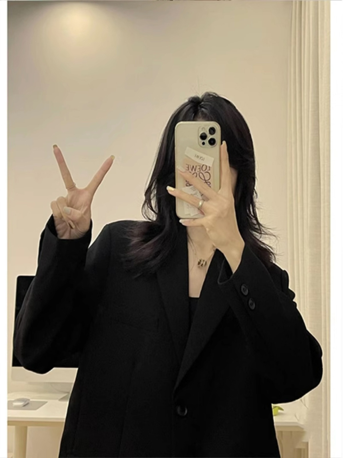 Petite Black One-Shoulder Blazer for Women - Korean Style High-End Casual Suit for Spring and Autumn 2025 Fashion Petite Black One-Shoulder Blazer for Women - Korean Style High-End Casual Suit for Spring and Autumn 2025 Fashion
